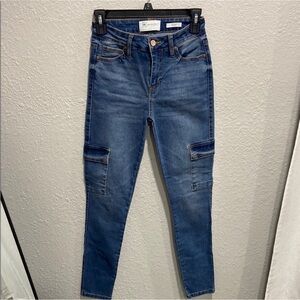 Celebrity Pink Dark Blue Skinny Jeans